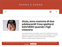 Tablet Screenshot of mammaedonna.info